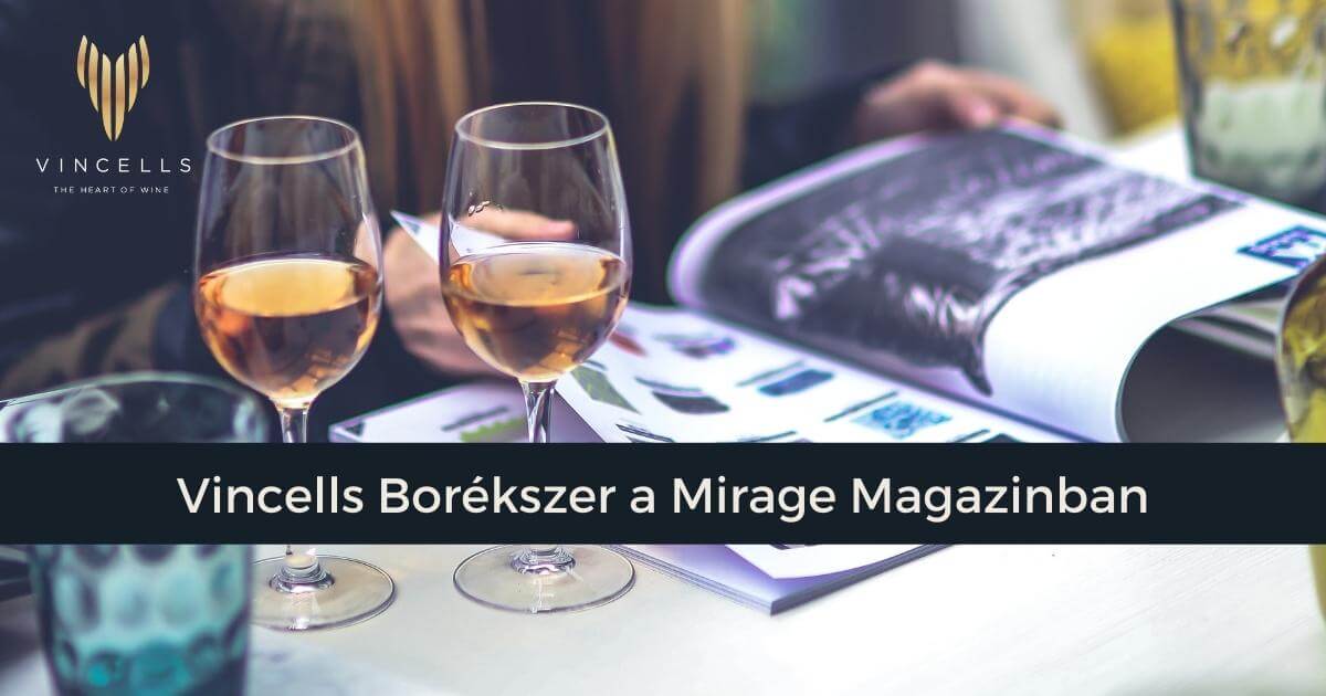 Vincells Borékszer megjelenése a Mirage Magazinban