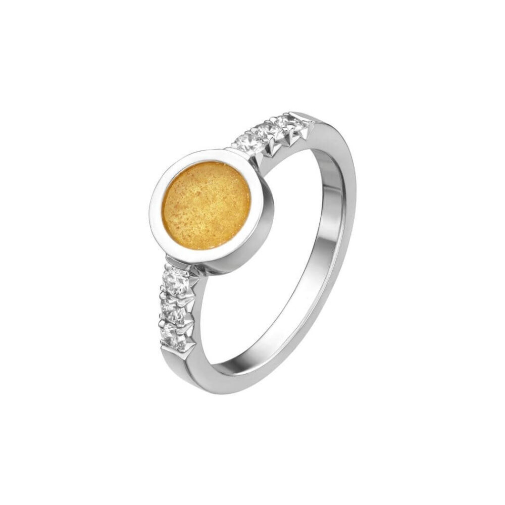 VINCELLS MIRABILITAS AMARE ring in white gold with white wine stone - Image 3